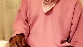 FTM Trans Femboy Bathroom Masturbation Clit/Dick and Dildo Penetration