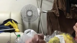 昼間からオナニー❤️今日はめっちゃ精子出た❤️