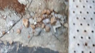 Got horny while I went for a run, so I stop for a jerk off in public