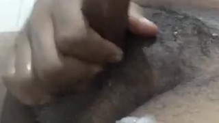Louis Neider enjoying masturbation a lot in his bathroom