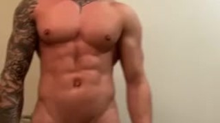 Quick flex before Shower