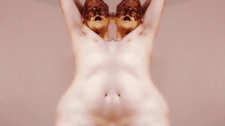 FTM Psychedelic Fantasy Trans Erotic Horror Mask Dance