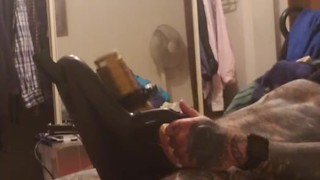 Fleshlight and Launch in the bedroom