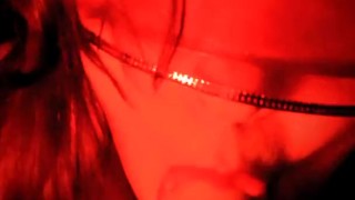 POV Sucking You Off Under the Red Light