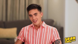 Sean Cody - Male Stud Archie Barebacks Cody Seiya's Cute Tight Ass