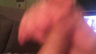 huge cum in bed