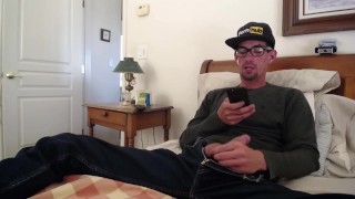 Guy Next Door Jacks Off Big Dick