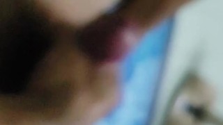 Handjob by thai guy and cumshot