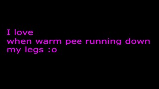 My morning hot peeing my panties in shower