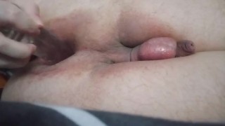 Transparent dildo ass fuck