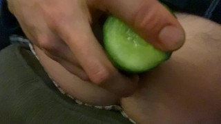 Feeding my hungry ass with cucumbers