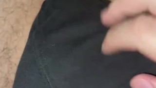 teasing my thick bulge