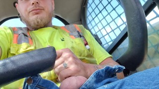 Playing around in the bobcat at work!