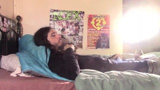 Male Solo Cum Eating 17 (Right Angle)