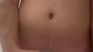Masturbating my big cock with my toy!! (HUGE CUMSHOT)