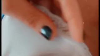 PAWG Rubs Her Pussy Threw Her Panties an Shows You How Wet Her Pussy Is