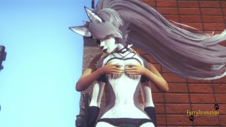 Furry Hentai Wolf gives fox boobjob until he cum on her face - Free Porn  Videos - YouPorn