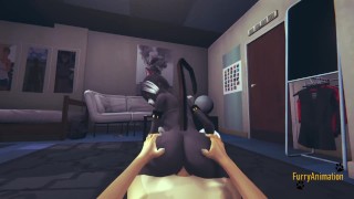 Furry Hentai - POV Fox Kittycat mouth and then her pussy