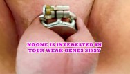 Sissy squirts her sterile load to interracial  porn angel scarlett black