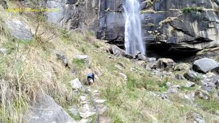 Walk with Angel Fowler to Waterfall on Mountains