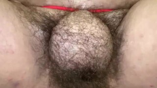 BBW’s Fat Hairy Cunt DROOLS While Bound by Bungie Cord [wet pink cuntmeat]