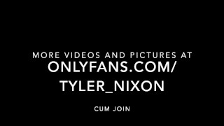 Tyler Nixon in a morning shower