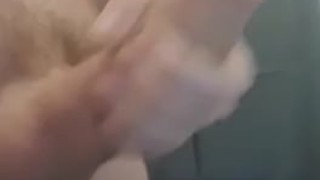 Lots of cum dripping from the dick