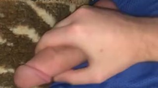 He loves to stroke off & cum 