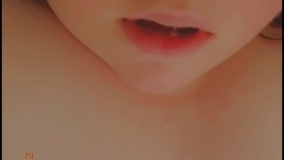 Sucking and fucking my machine 