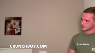 MAX FENEZ fucked baeback by JESS ROYAN with the present of Apolo ADRII straight curious for CRUNCHBO