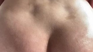 hot slut widens her anal with a vibrator