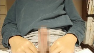 シゴかずにドピュドピュ射精 12