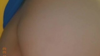 Standing while fucking my Long Dildo