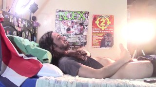 Male Solo Cum Eating 25 (Right Angle)