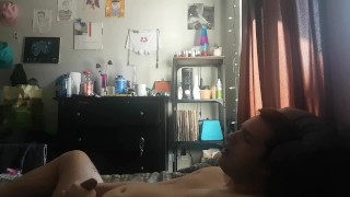 Morning cumshot