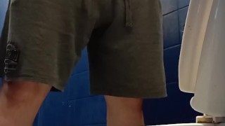 Heavy, messy mid-workout piss