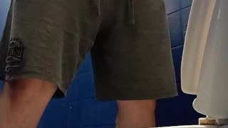 Heavy, messy mid-workout piss