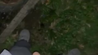 Outside pee