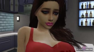We Hired Two Strippers to Have Lesbian Sex All Four - Sexual Hot Animations