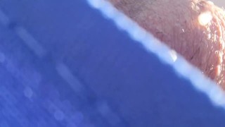 FUCK ME BY THE POOL FANTASY FUCK, LOUD MOANING GUY OUTISDE