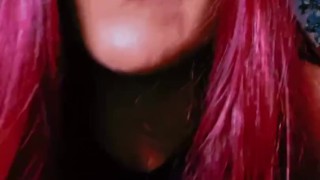 Smoking Hot Redhead Gives Quick Spit Humiliation Before I Fuck My Man