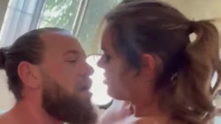 Beautiful beach babe bangs a hung lifeguard and rides his Dick for saving her life