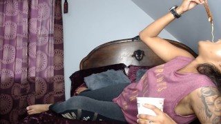 Sam Singh Slurping Noodles