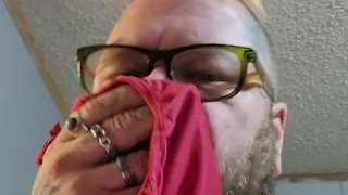 Sniffing panties