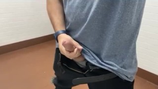 Masturbating at work 