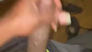 Long dick stroking