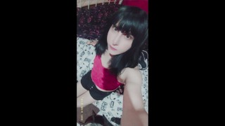 red blouse