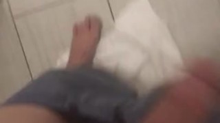 Playing with my cock