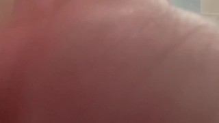 riding my dildo hard in the shower - 8 inches