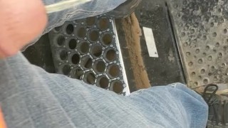 Peeing at work